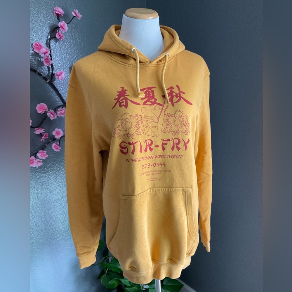 RSQ Warm Tan Fleece Hoodie